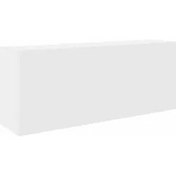 vidaXL Bad-Wandschrank Weiß 100x25x40 cm Holzwerkstoff
