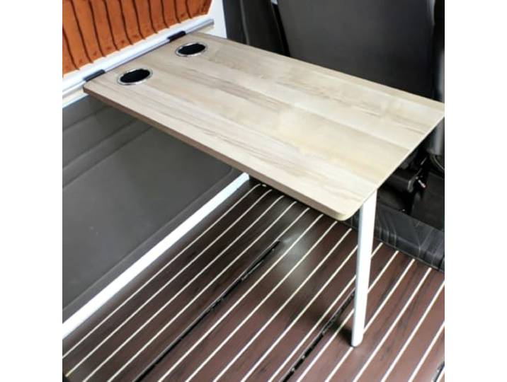 Wandmontierter Klapptisch für Wohnmobile, platzsparender Campingtisch. Klappbarer Außentisch, Esstisch für die Sitzgruppe im Wohnmobil; geeignet für Campervans und Wohnwagen.(D)