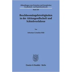 Hild:Beschlussmängelstreitigkeiten in d, Fachbücher von Sebastian Cornelius Hild