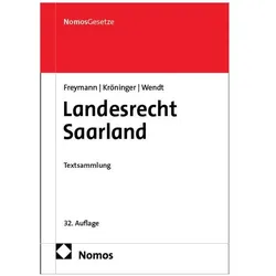 Landesrecht Saarland, Fachbücher von Holger Kröninger, Rudolf Wendt, Hans-Peter Freymann