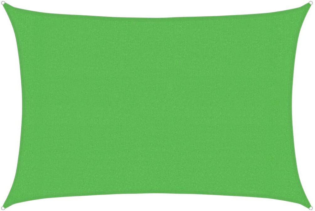 Dakota Fields Attalus Rectangular Shade Sail Light Green 3m x 4.5m