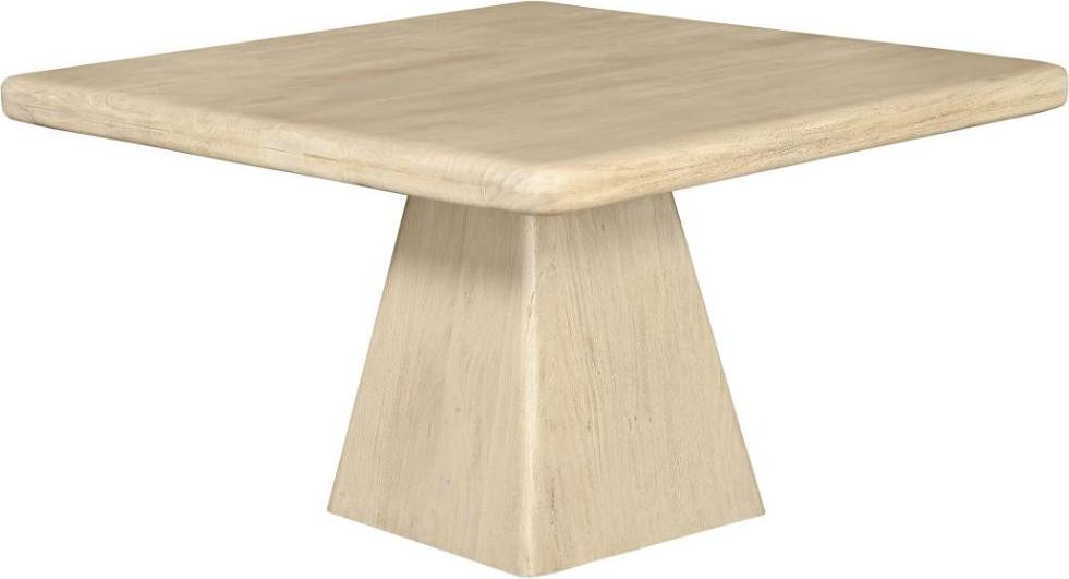Signature Archimède in hoogte verstelbare tafel van massief acaciahout, 120 x 120 x 68 cm