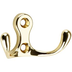 SO-TECH Garderobenhaken Mareen, 123728, messingoptik / gold, Doppelhaken aus Metall