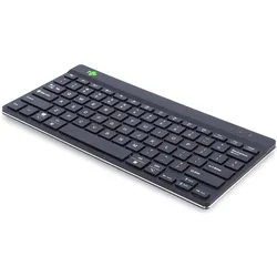 R-Go Tools R-Go Tastatur Compact Break US-Layout drahtlos schwarz (US, Kabellos), Tastatur, Schwarz