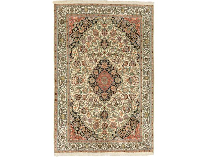 Kaschmir Art. Seide Teppich 186x287 Handgeknüpft Orientteppich