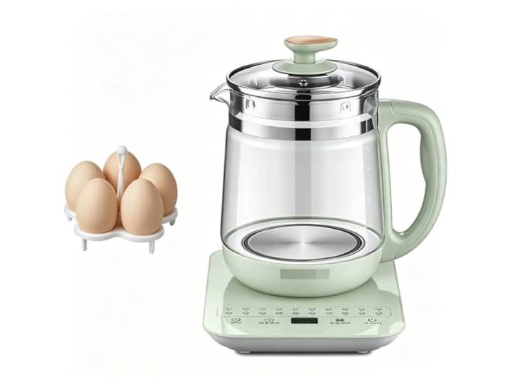 Elektrischer Wasserkocher, Teekessel aus Glas mit herausnehmbarem Teesieb, 1,5 l(001)