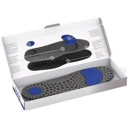 Bama Einlegesohle Balance Deo Grösse 39 schwarz/blau antibakteriell, Sohlen, Schwarz