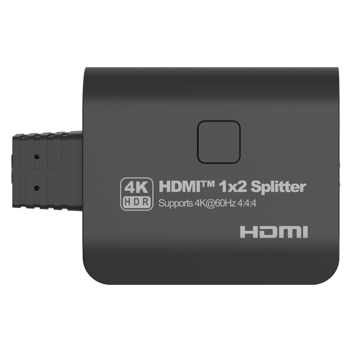 PremiumCord HDMI 2.0 Mini Splitter 1-2 Pigtail 4Kx2K@ HDCP2.2 Downscaler (KHSPLIT2H)
