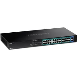 Trendnet TPE-TG262 Netzwerk-Switch Unmanaged L2 Gigabit Ethernet (10/100/1000) Power over Ethernet (PoE) 1U Schwarz