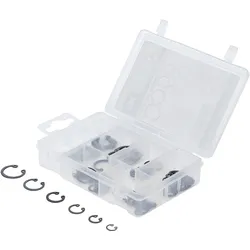BGS DIY 88170 Sortiment Innen Seegerringe / Sprengringe Ø 8 - 19mm 78 teilig