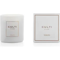 Culti Tessuto Duftkerze 270 g, weiß, im glänzenden Glas