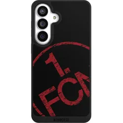 Nivocase Handyhülle für Samsung Galaxy S26+ Hülle NIVOpure Case Schwarz 1. FCN Fanartikel Textur (Samsung Galaxy S26+), Smartphone Hülle, Schwarz