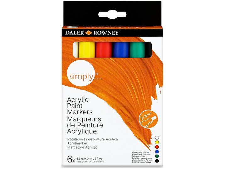 Daler-Rowney Daler Rowney Acrylmarker 8 Stk