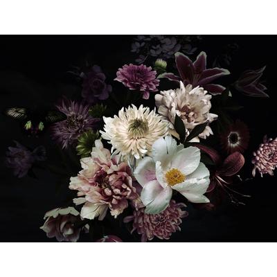 Papermoon "BLUMEN ABSTRAKT-MUSTER DESIGN ROSEN BLUMEN DECOR RETRO"