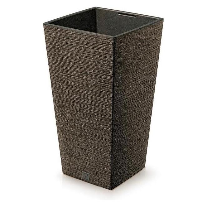 Prosperplast Blumentopf FURU SQUARE ECO WOOD - braun ECO (39.50 x 39.50 x 75.50 cm) (DFSH400W-4625W)