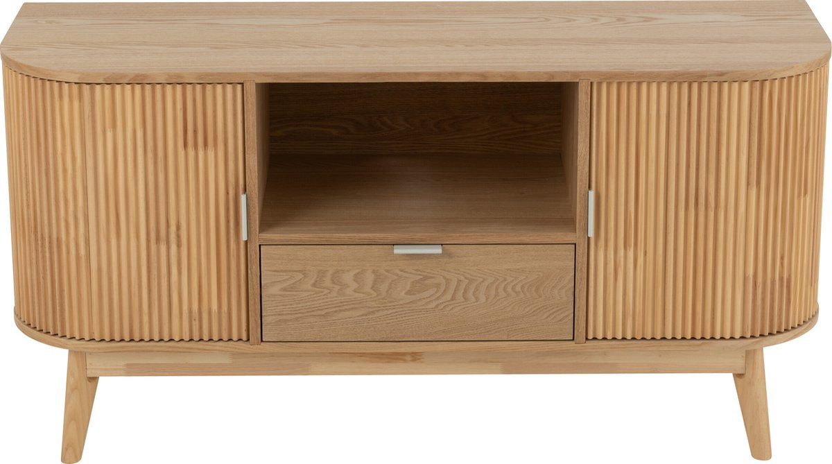 J-Line Kast Rond in Natuurlijk Dennenhout - Small