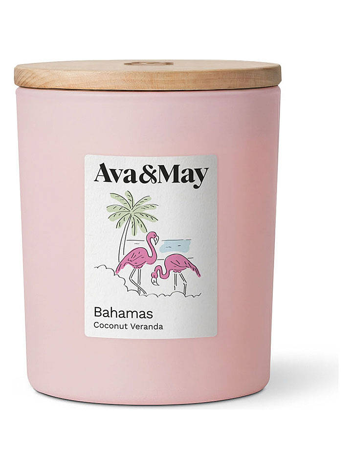 AVA&MAY Duftkerze "Marrakesh" in Rosa - 220 g - onesize