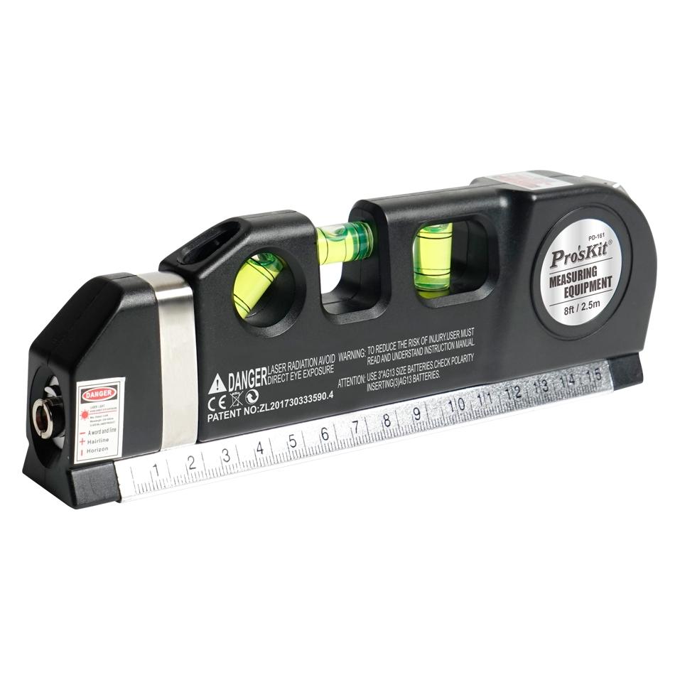 Pro'sKit Multifunktionales Laser-Nivelliergerät mit Massband PD-161-C (69532380)