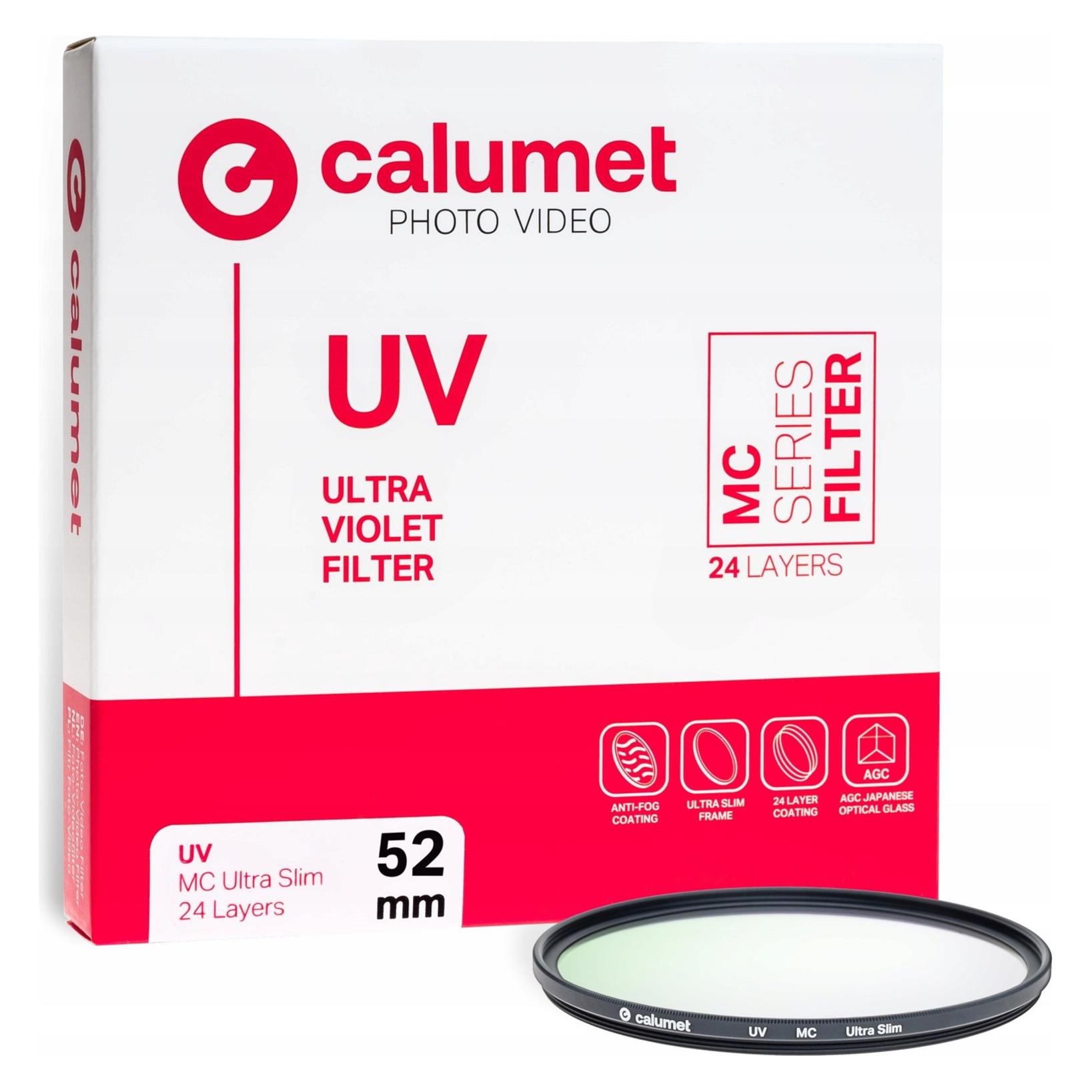 Calumet Filtr UV MC 52 mm Ultra Slim 24 Layers (52 mm, UV-Filter) (CALSAMC520)