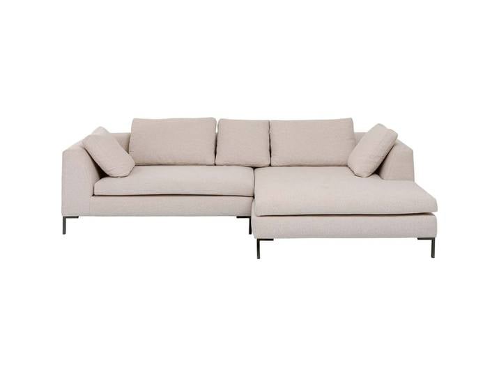 Canapé d'angle gianni 290cm droite crème kare design