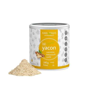 Yacon 100% Bio pur natürliche Süße Pulver 240 g