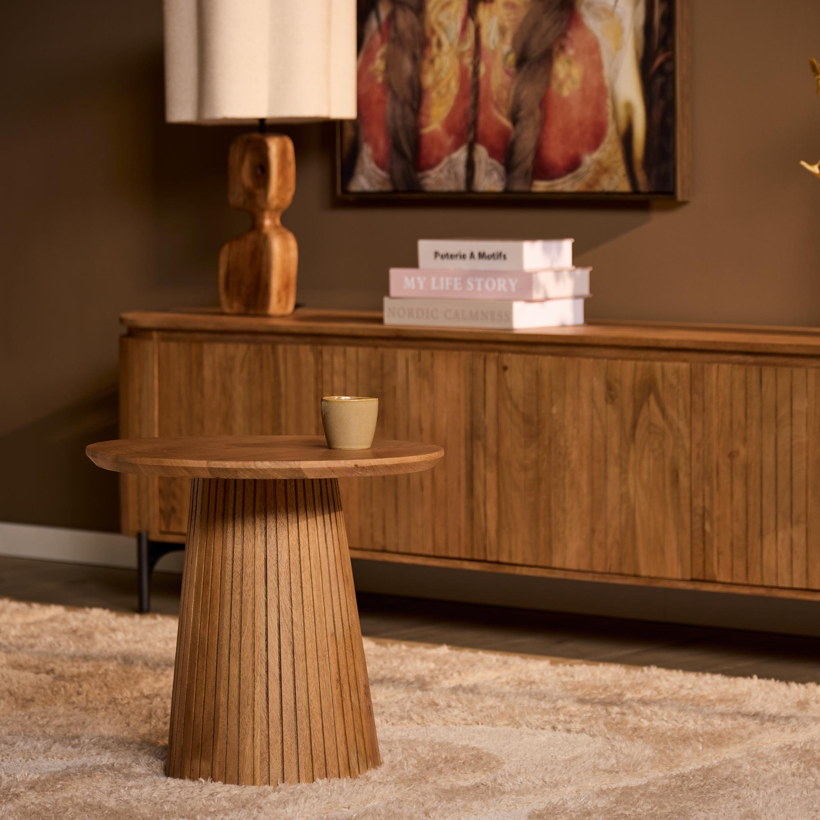 StarFurn Salontafel Solana Naturel 50cm