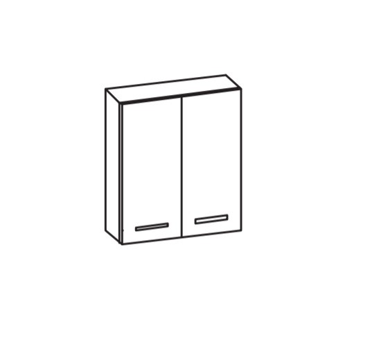 Artiqua 400 Wandschrank, Stahlgrau Metallic, 400-OST-1-60-16-7141-88 400-OST-1-60-16-7141-88