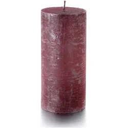 2x Balthasar, Kerzen, Zylinderkerze Rustico 15 x 7 cm, Rosa (1x)