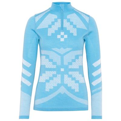 Kari Traa - Women's Faith Half Zip - Merinounterwäsche Gr S blau