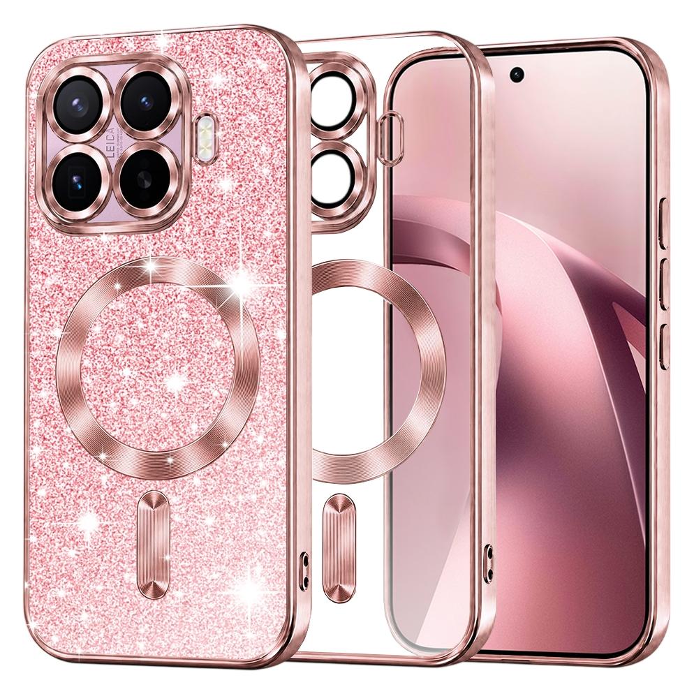 Techsuit - Luxury Glitter MagSafe - Xiaomi 17T - Rose Gold (Xiaomi 17T) (76520993)