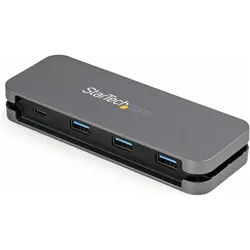 StarTech .com 4 Port USB-C-Hub (USB-C, 4 Ports), Dockingstation + USB Hub, Schwarz, Grau