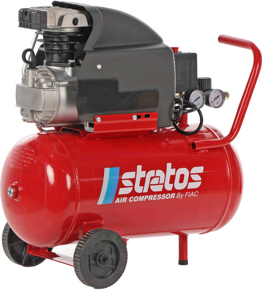 Fiac Stratos 24 - Elektrischer Luftkompressor - Motor 2 HP - 24 lt