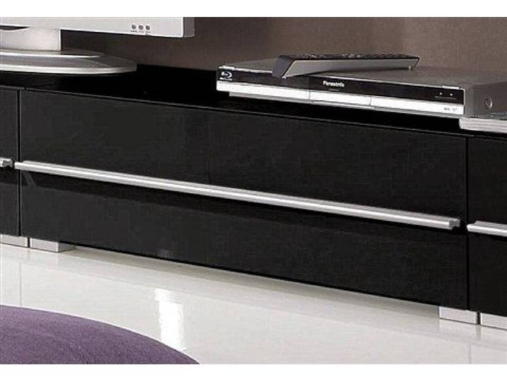 Lowboard HÖLTKEMEYER Aqua , schwarz (schwarz, schwarz), Sideboards, Lowboard, Schönes Anbauprogramm in 2 hochglänzenden Farben, Breite 80 cm