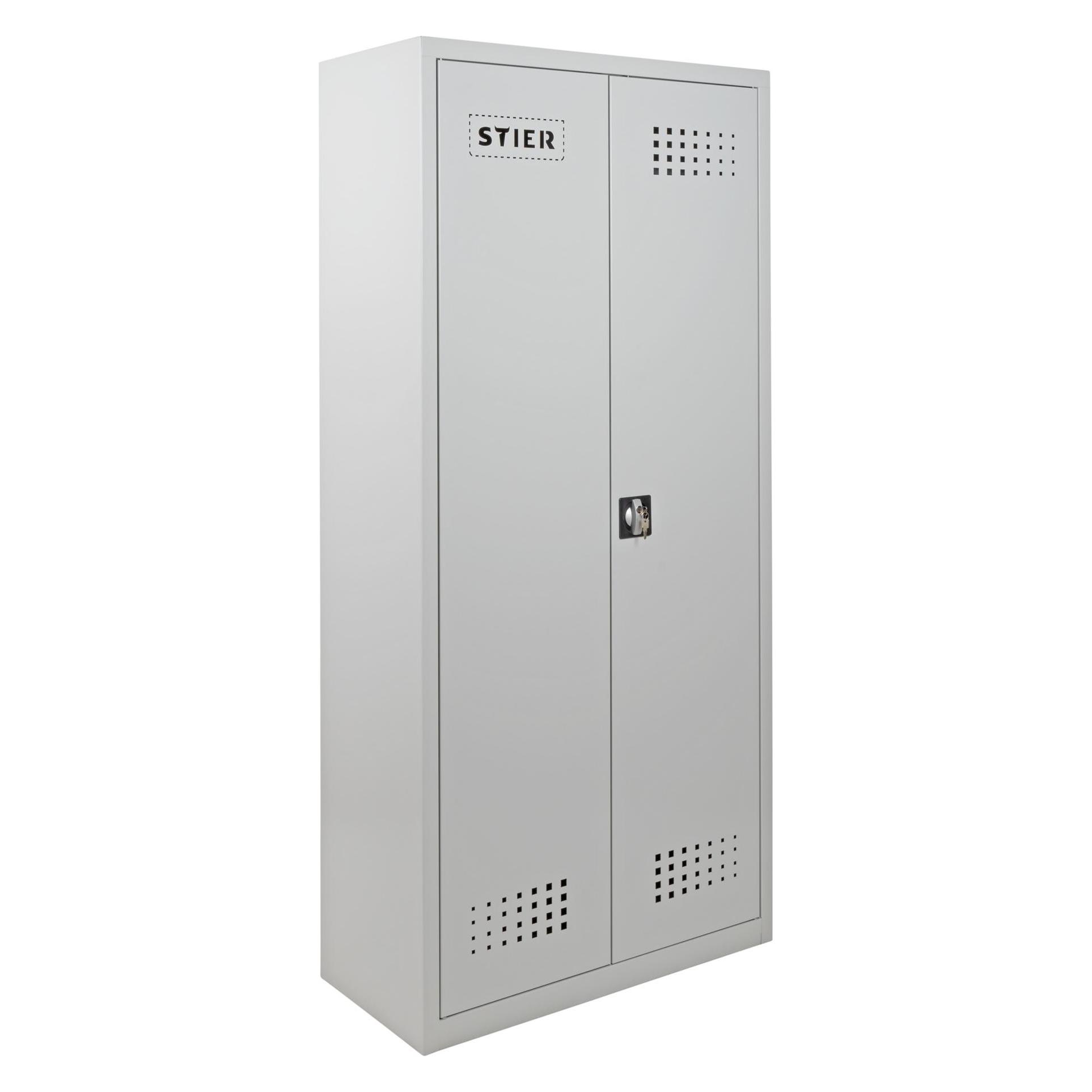 Stier Umweltschrank mit 4 verzinkten Wannenböden 1950x920x420mm (92 cm, 195 cm) (72869310)