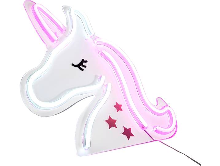 JUST LIGHT LED Wandleuchte NEON-UNICO , bunt (mehrfarbig), 1, 1 Stk., Leuchten, LED Wandleuchte