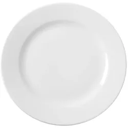 12 Teller, falch, rund, Delta, weiß, Hotel Porzellan, ⌀ 16 cm