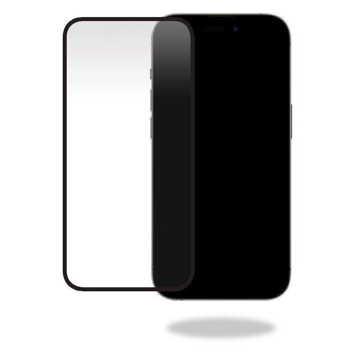 Mobilize Schwarzer Rahmen Glas (Apple iPhone 15 Pro) (37169236)