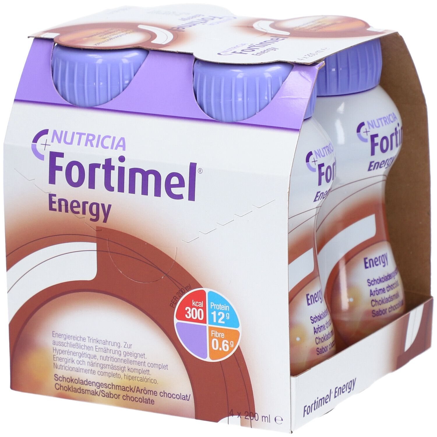 Fortimel 1.5 kcal Schokolade 4x200 ml Flüssigkeit