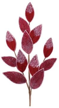 Melrose International Beaded Leaf Spray (Set of 2)