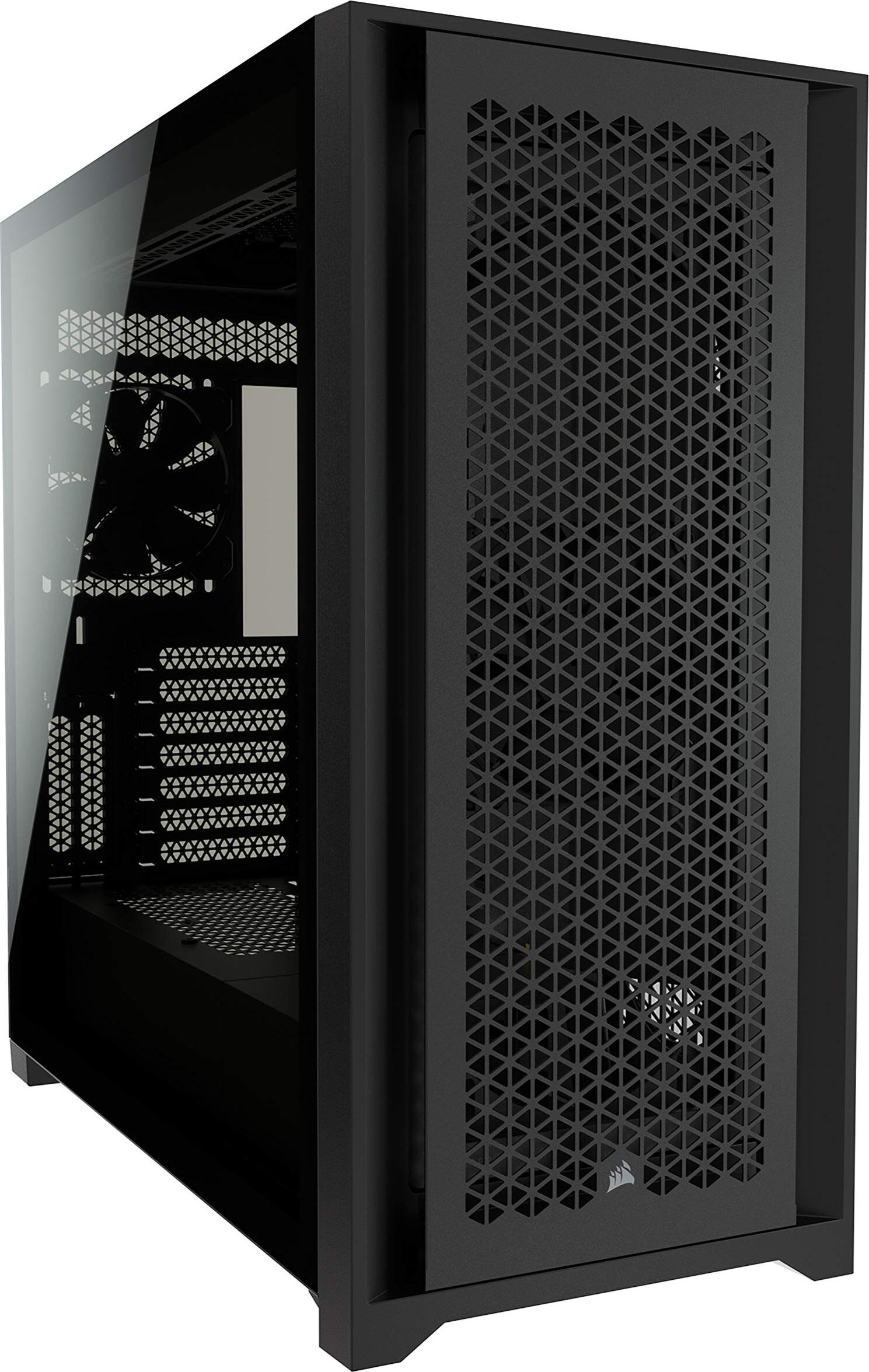 Corsair 5000D AIRFLOW, Midi Tower, PC, Schwarz, ATX, EATX, micro ATX, Mini-ITX, Kunststoff, Stahl, Gehärtetes Glas, Gaming
