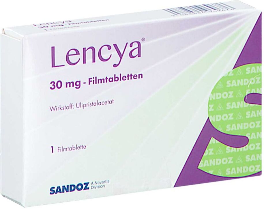 Lencya 30 mg Filmtablette Notfallverhütung 1stk