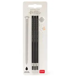 Legami Ersatzmine für Gelstift - schwarz (3er Set)