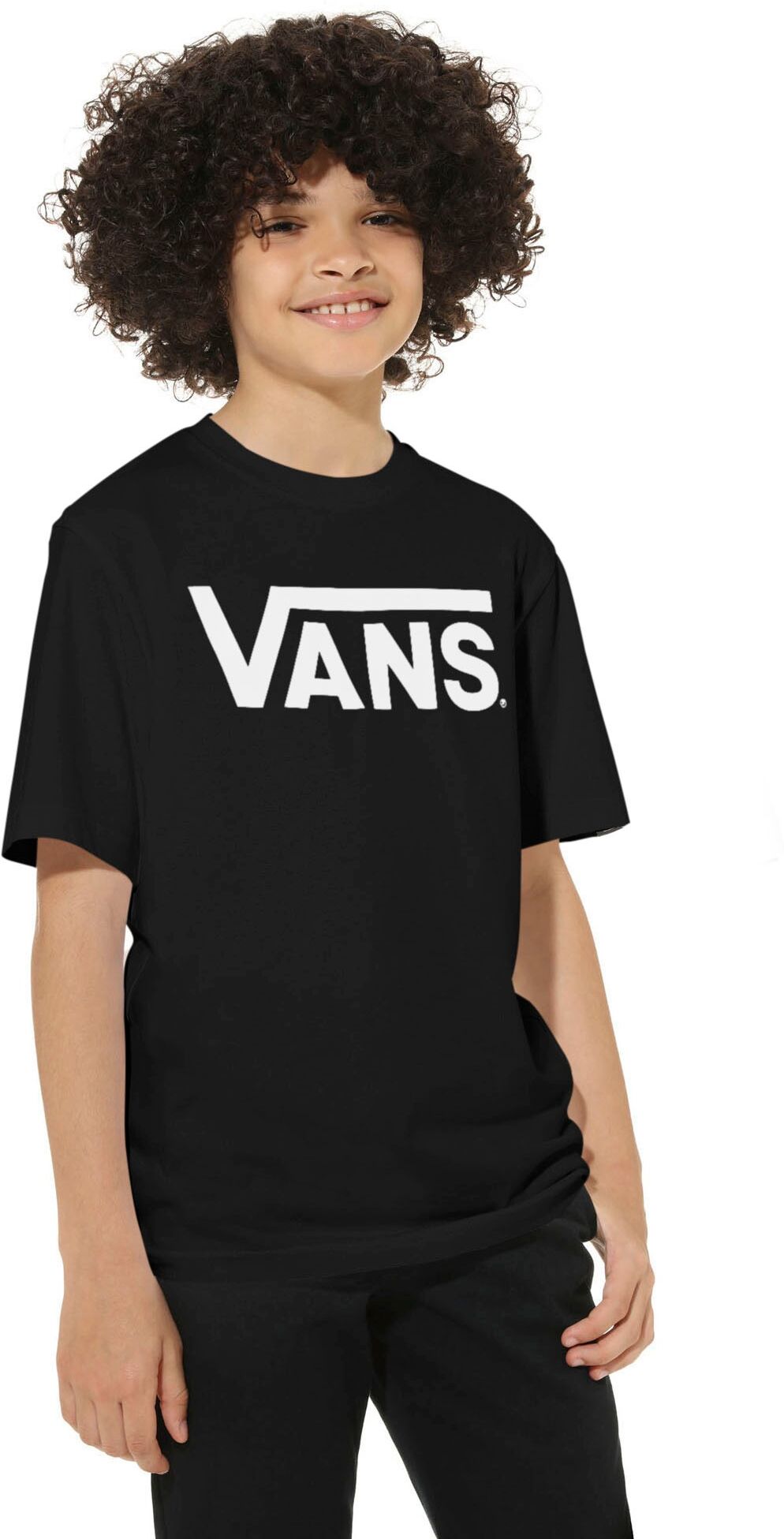 Vans "VANS CLASSIC" Kurzarm, mit Rundhalsausschnitt, für Children und Teens, aus Baumwolle schwarz M