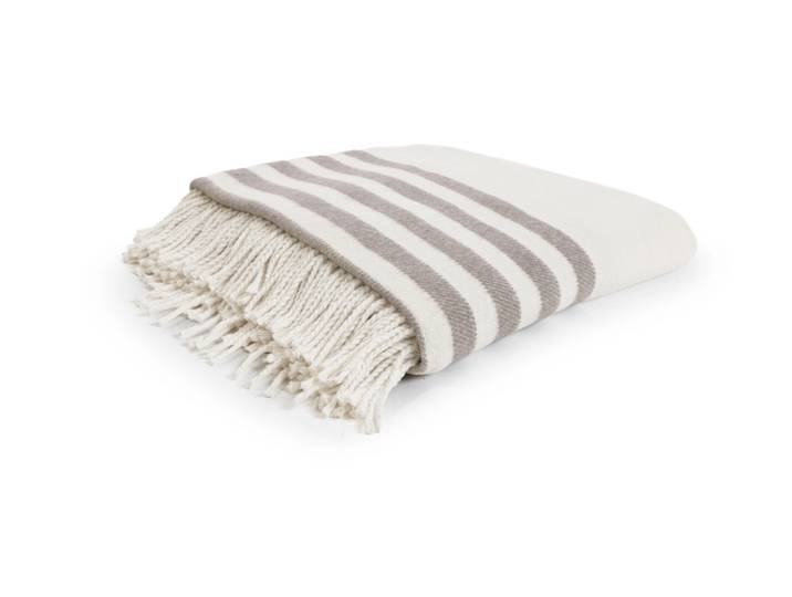 Plaid Sela, 150x200 cm Magma / Farbe: Taupe
