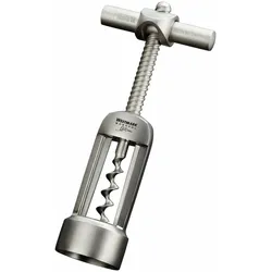 Westmark Glockenkorkenzieher mit Korkabstreifer, Monopol Edition, Stahl/Zink-Druckguss, Barolo, Edelmattiert, 62603380