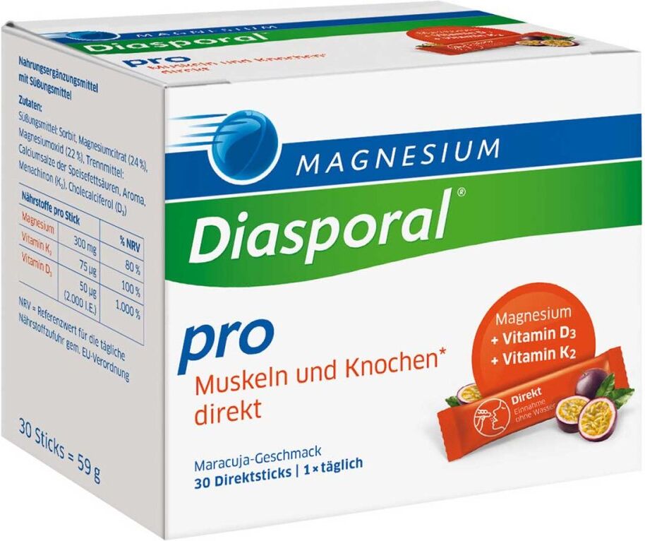 Magnesium Diasporal Magnesium-Diasporal® Pro Muskeln und Knochen direkt 30stk
