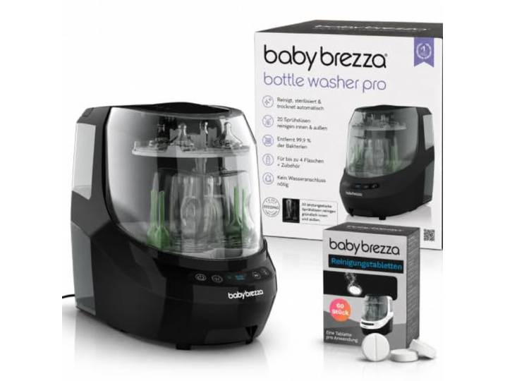 Baby Brezza Bottle Washer Pro automatischer Babyflaschenreiniger, schwarz