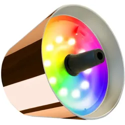 Sompex LED-Akku-Flaschenaufsatz Top 2.0 Kunststoff Gold Kupfer