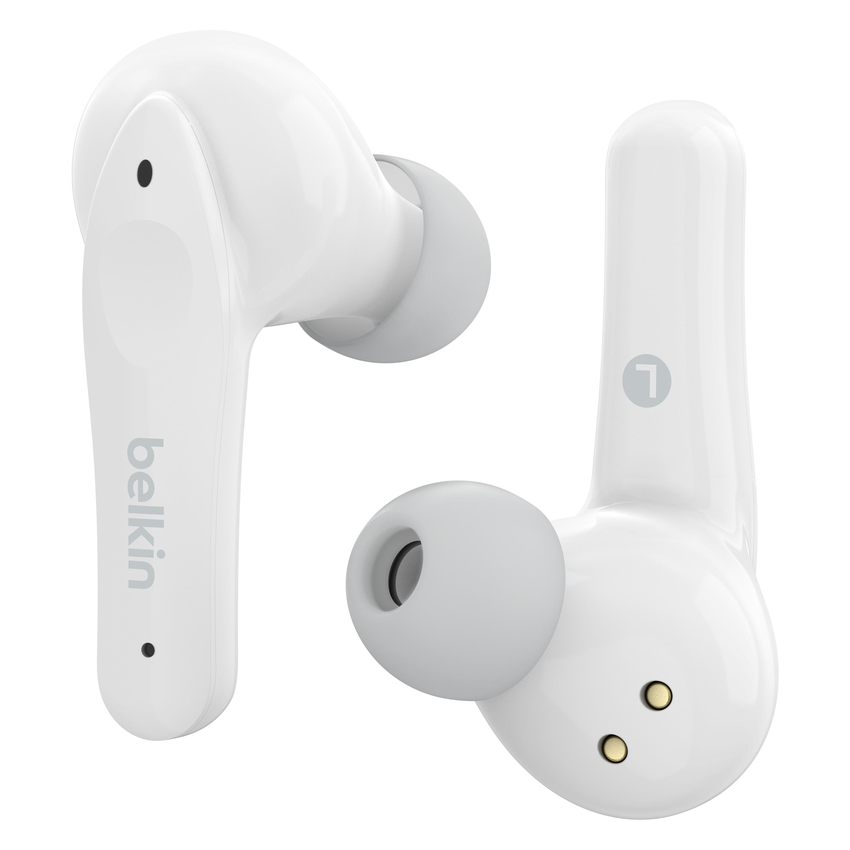 Belkin SoundForm Nano Bluetooth In-Ear Kinder Kopfhörer, kabellos, 85 dB Begrenzung, True Wireless (PAC003BTWH)