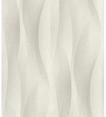 Advantage Currin Light Grey Wave Wallpaper
